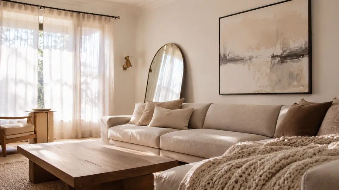 make house look expensive living room
